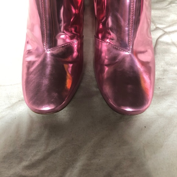 Ellery Pink Patent leather Jezebel ankle boots 37 - Picture 10 of 10